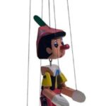 AHŞAP PİNOKYO KUKLA 25 CM