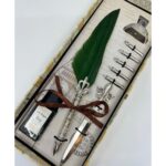 Exclusive Masa Üstü Tüylü Divit Kalem ve Mürekkep Seti