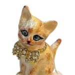 Swarovski Taşlı Figür Kedi