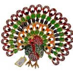 Swarovski Taşlı Figür Tavuzkuşu